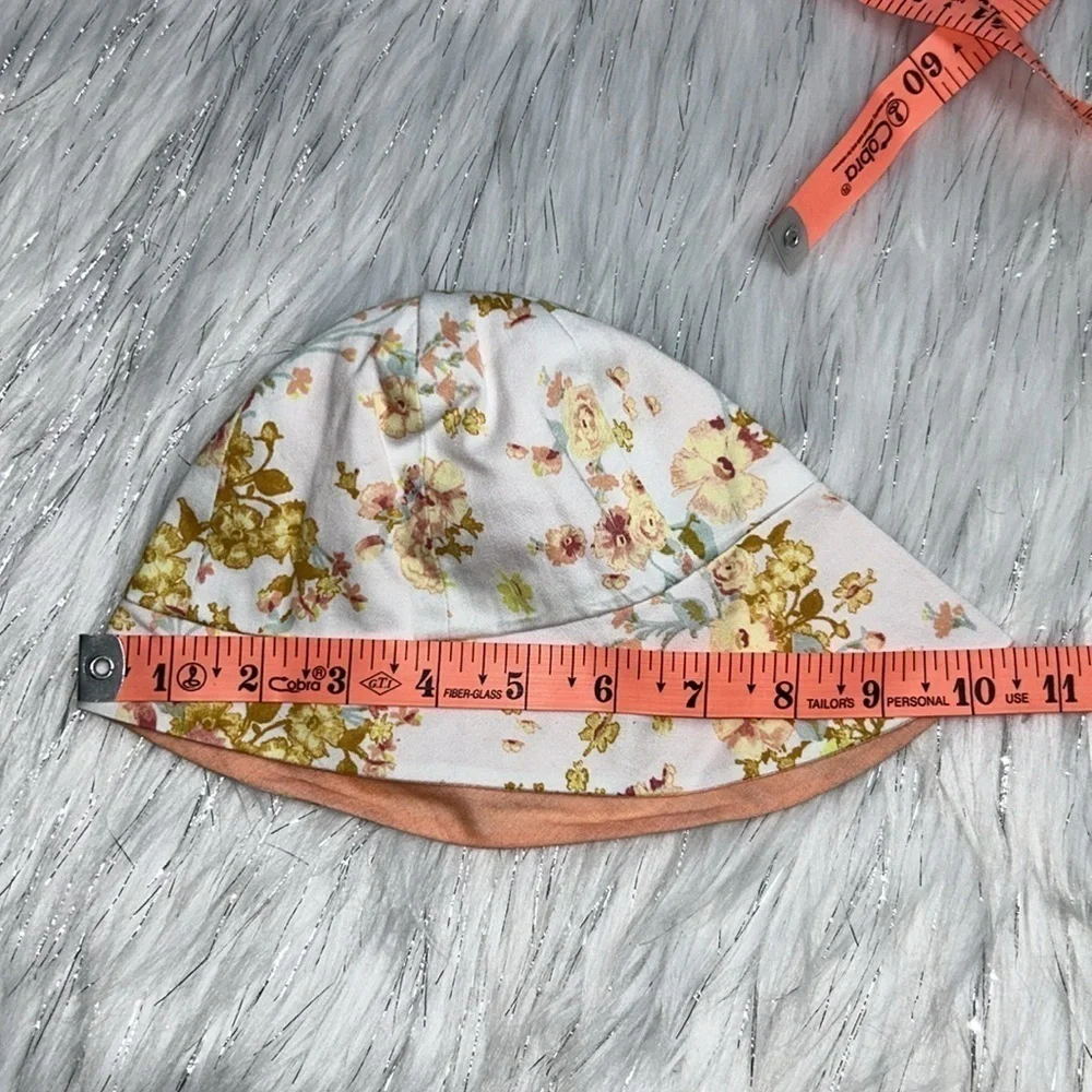 Je suis en CP! Floral Toddler Sun Hat size XS